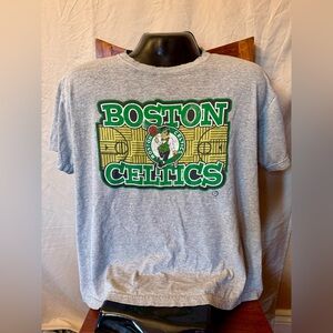 Vintage Rare Boston Celtics Men’s Grey Cotton T-shirt Size L